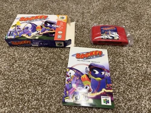 Rocket Robot On Wheels Nintendo 64 N64 CIB