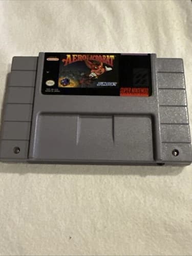 Aero the Acro-Bat Super Nintendo Entertainment System SNES, 1993 Tested Mint