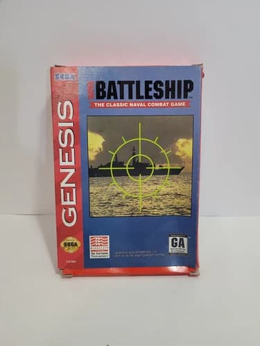 Super Battleship Sega Genesis Cartridge Video Game