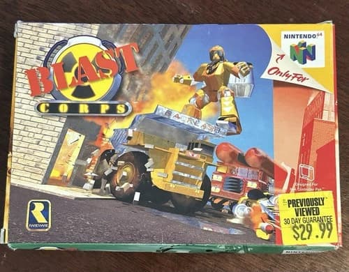 Blast Corps - Nintendo 64 N64 - Complete In Box CIB