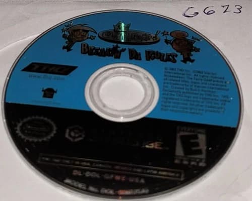 Fairly OddParents: Breakin' Da Rules Nintendo GameCube Disc Only #G673
