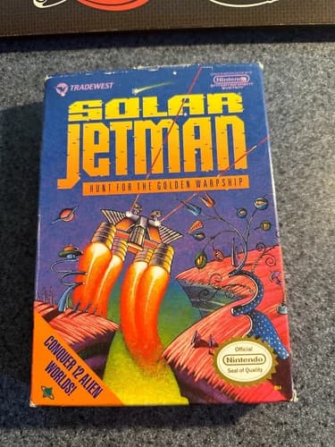 Solar Jetman: Hunt for the Golden Warpship for Nintendo (NES) Complete (CIB)