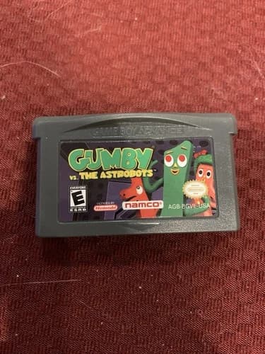 Gumby vs. the Astrobots (Nintendo Game Boy Advance, 2005) Tested Authentic