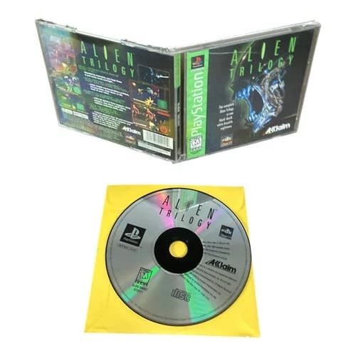 Sony PlayStation 1 PS1 CIB COMPLETE TESTED Alien Trilogy GH