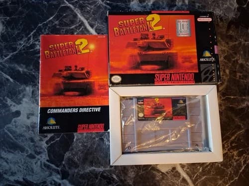 Super Battletank 2 SNES Complete CIB W Protector
