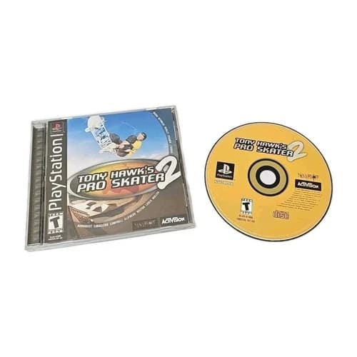 Tony Hawk's Pro Skater 2 - Playstation 1 Complete CIB Black Label PS1