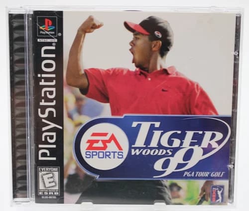 Tiger Woods '99 PGA (Sony Playstation 1, 1998) PS1 CIB Complete w Manual TESTED