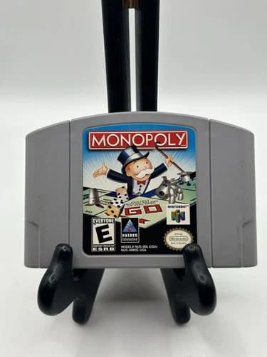 MONOPOLY Nintendo 64 N64 Authentic Game Cartridge Tested