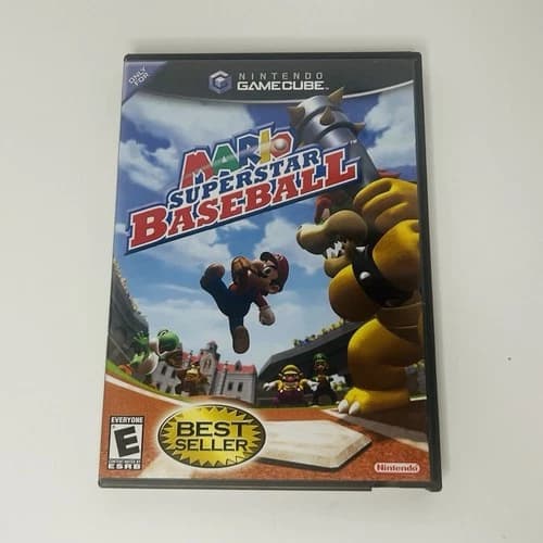 Mario Superstar Baseball (Best Seller) - Nintendo Gamecube - 2005 - CIB - CLEAN