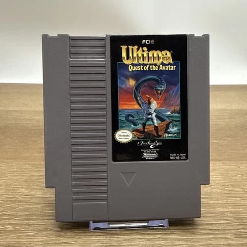 Ultima Quest of the Avatar - 1990 NES Nintendo Game - Cart Only - TESTED!