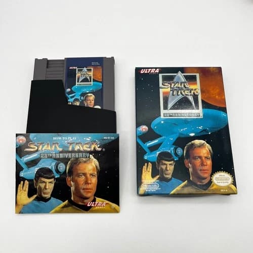 Star Trek 25th Anniversary NES Authentic Tested Complete CIB