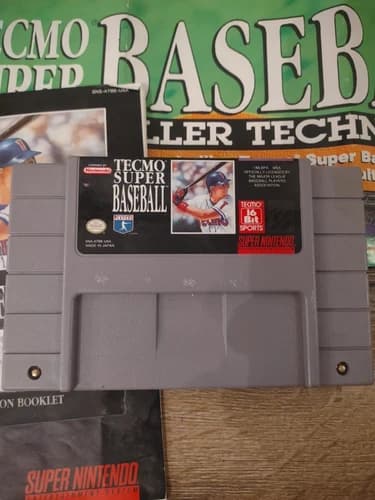 ⚾Tecmo Super Baseball (Super Nintendo Entertainment System, 1994)