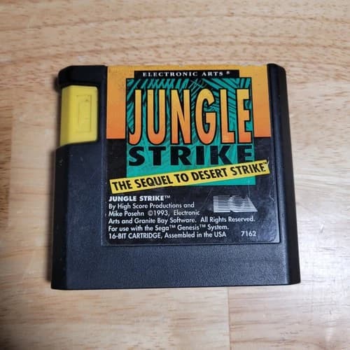 Jungle Strike Sega Genesis, 1993 - Tested