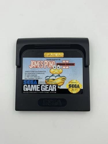 James Pond II Codename: RoboCod (Sega Game Gear, 1993) Authentic Cart - Tested