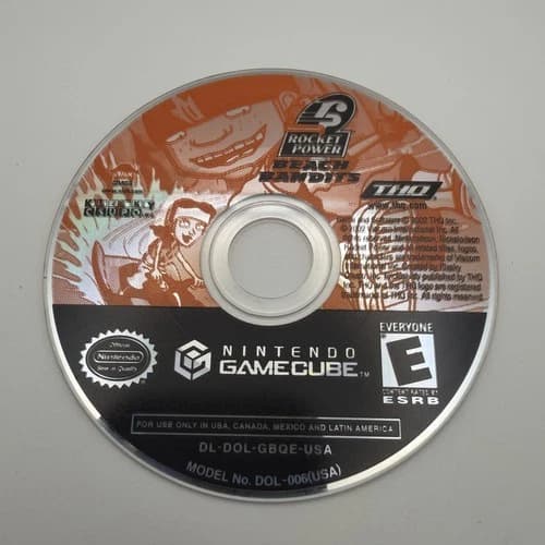 Rocket Power Beach Bandits GameCube Tested Disc Only Fast Shipping