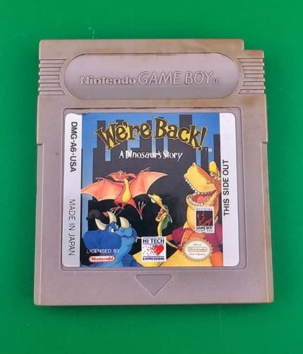 We're Back A Dinosaur's Story (Nintendo Game Boy, 1993) Cartridge ONLY