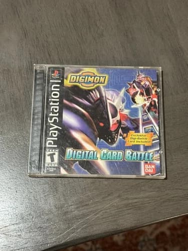 PS1 Digimon Digital Card Battle Game