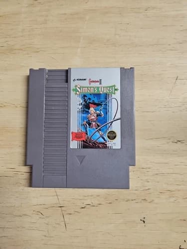 Castlevania 2 Simon's Quest Nintendo NES 1987 Game Cart