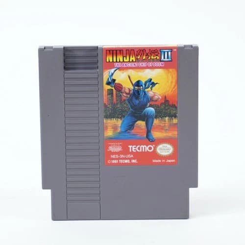Nintendo NES Ninja Gaiden III The Ancient Ship of Doom video game