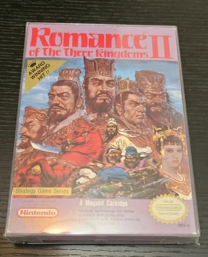 Romance of the Three Kingdoms II (Nintendo Entertainment System, 1991) CIB