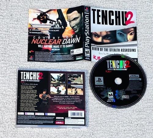 Tenchu 2 Birth of the Stealth Assassins - Complete (PlayStation 1, PS1) CIB
