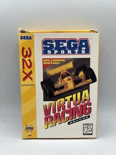 Virtua Racing Deluxe Sega Genesis 32X Complete CIB