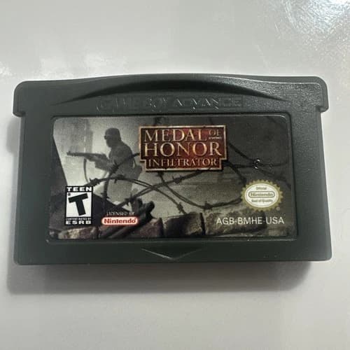 Medal of Honor : Infiltrator (Nintendo Game Boy Advance, GBA) Cart Only - Tested