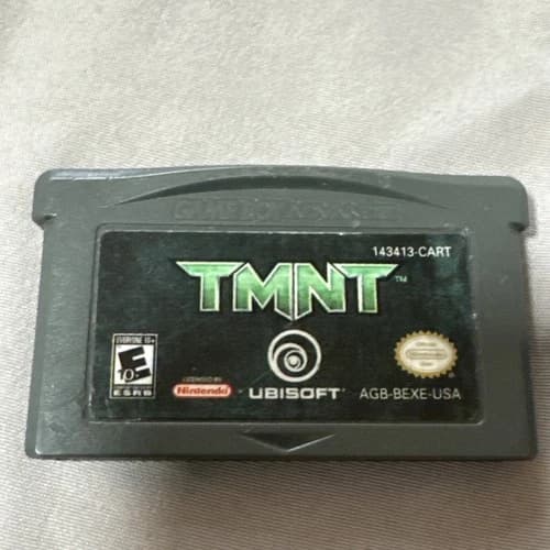 Tmnt Gameboy Advance Nintendo Game Cartridge Tested Cleaned and Working!