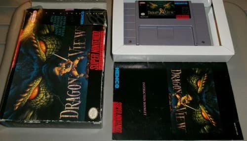 Dragon View Super Nintendo complete in box