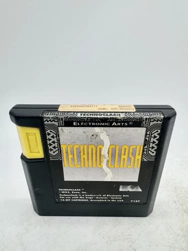 Techno clash (Sega Genesis, 1993) Cartridge Only Tested