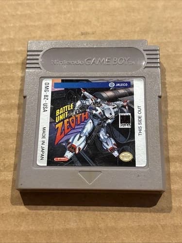Jaleco Battle Unit Zeoth Nintendo Game Boy Game Pak