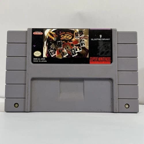 Super Nintendo Boxing Legends of the Ring 1993 SNES Game Cartridge; Good Cond.