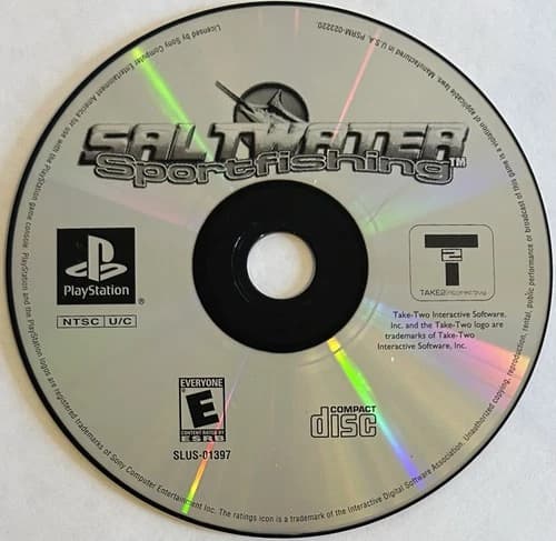 Saltwater Sportfishing (PlayStation 1, PS1) DISC ONLY | NO TRACKING | M2258