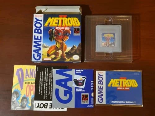 Nintendo Game Boy Metroid 2 II Return Of Samus Complete in Box CIB original 1991