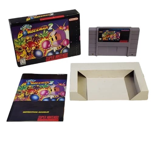Super Bomberman 2 (SNES) Complete in Box (CIB)