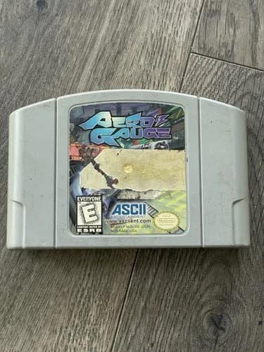 Nintendo 64 Aero Gauge (1997) N64 Tested Working Authentic Game Cartridge Only