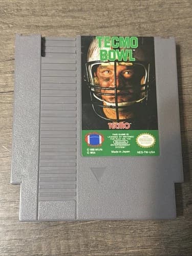 Tecmo Bowl (1988) Nintendo Entertainment System NES Game - Tested