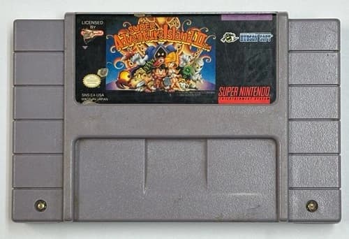 Super Adventure Island II 2 Super Nintendo SNES 1995 Tested Works Authentic