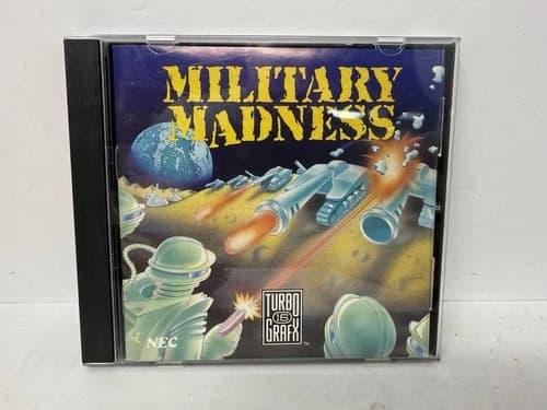 Military Madness TurboGrafx-16 HuCard Authentic NEC Tested Complete