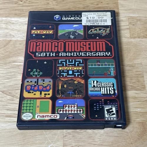 Namco Museum 50th Anniversary (Nintendo GameCube, 2005) CIB Complete w/ Manual