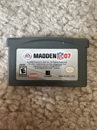 Madden 07 Game Boy Advance