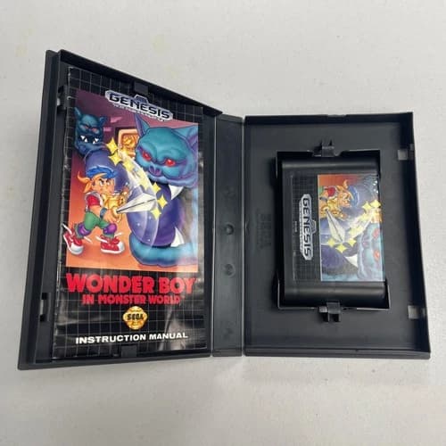 Wonder Boy in Monster World CIB Sega Genesis Tested and Authentic