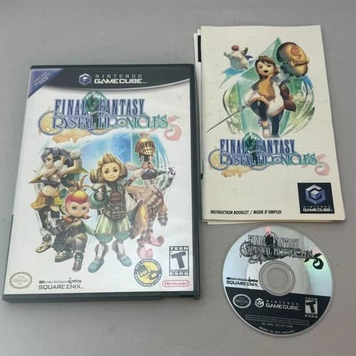 Final Fantasy: Crystal Chronicles (Nintendo Gamecube) CIB TESTED!