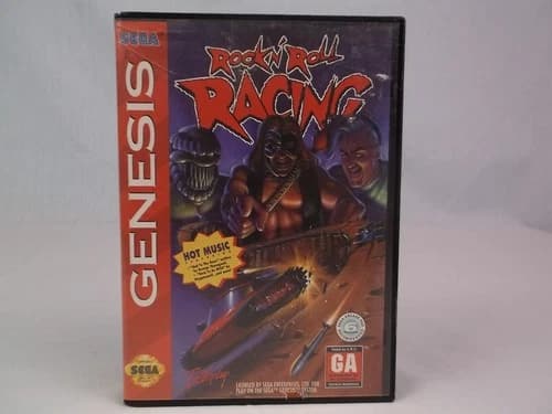 Rock 'n Roll Racing (Sega Genesis, 1994) CIB, Tested & Working, Authentic