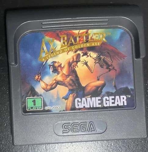Ax Battler: A Legend of Golden Axe - Sega Game Gear - Good Condition