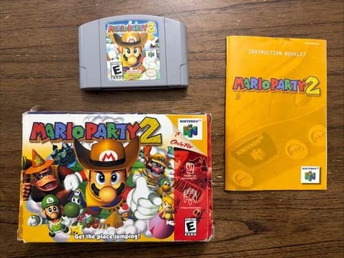 Mario Party 2 Nintendo 64- N64 - CIB - Tested