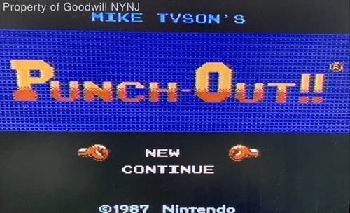 Mike Tyson's Punch-Out!! Nintendo NES CIB Complete in Box 1987
