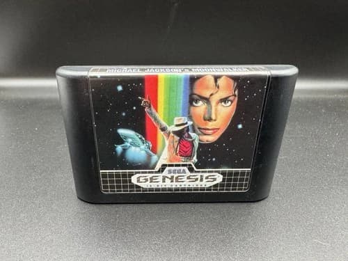 Michael Jackson's Moonwalker Sega Genesis Retro Vintage Game Only Tested Working