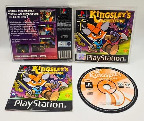 Kingsley's Adventure | Ps1 Playstation One Game | Complete Cib | Read Desc