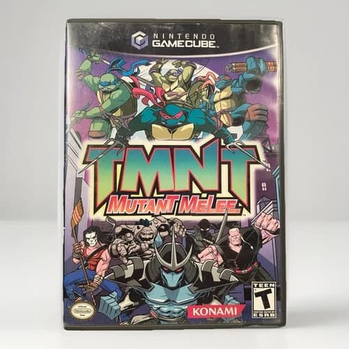 [PL] TMNT Mutant Melee - Gamecube: Working CIB